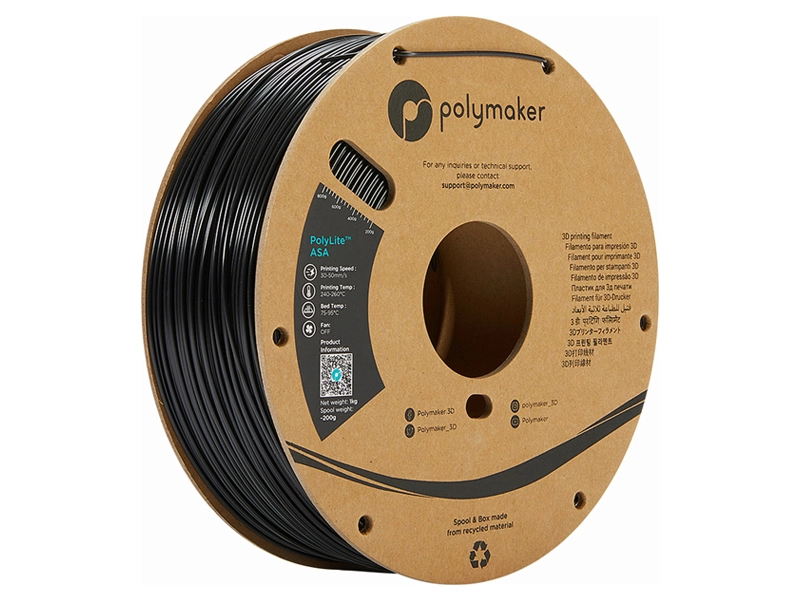 Bobine de filament Polymaker ASA Noir